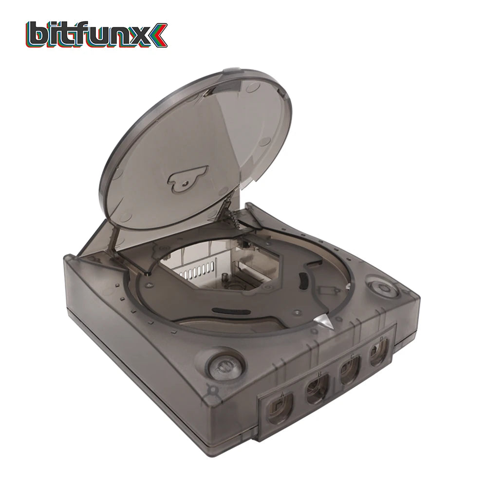 Bitfunx Replacement Plastic Shell Translucent Case for SEGA Dreamcast DC Retro Video Game Console Transparent Boxes