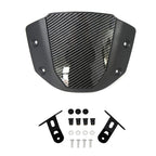 Motorcycle Windshield Wind Deflector for Honda CB650R 2019-2023, CB1000R - Bright Black