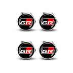 4pcs/set For Toyota GR Car Flag Metal Screws License Plate Bolts Auto Accessories For Toyota GR Gazoo Racing British Flag