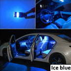15Pcs For Honda Accord 7 8 7th 8th 2003-2007 2008 2009 2011 2012 Indoor Reading Dome Bulbs LED Interior Vanity mirror Light Kit