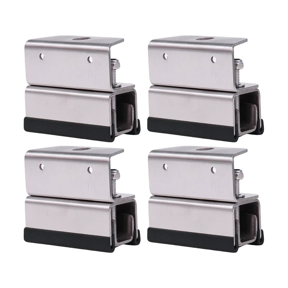 4PCS Van Roof Rack Mount Kit For PROMASTER For Boxer For DUCATO For JUMPER Stainless Steel RVs Photovoltaic Brackets Roof Racks