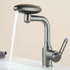 Multi Functional Waterfall Basin Faucet 4 Water Outlet Mode Spray Faucet 360°Rotation,Hot Cold Water Sink Mixer Tap For Bathroom