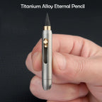 Titanium Alloy MINI Eternal Pencil Needn‘t  Shave Erasable Pencil Portable Key Pendant Pocket Pen Emergency Writing 2 Pen Tips