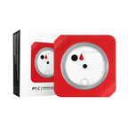 DSPIAE PT-C Integral Circular Cutter Red with Tungsten Cutting Bit with Anti-slip Pad PC Aluminium Alloy ABS 95.5*95.5*31mm