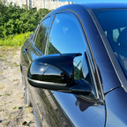 for BMW X3 G01 X4 G02 X5 G05 X7 G07 X6 G06 2018-2023 M style overlay Carbon Fiber Look Black Rearview Side Mirror cover Caps