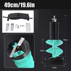 Ice Drill for Fishing Electric Ice Auger Nylon Corless Ice Fishing Auger with Positioning Drill 49/75cm Ice-breaking Rod
