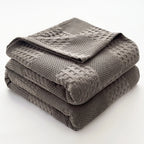 Battilo Cotton Throw Blanket Soft Breathable Waffle Blanket for Twin Queen King Bed Decorative Plaid Sofa Blankets Summer Throws