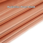 Golden Faraday Fabric RFID Shielding Block WiFi/RF Anti-Radiation Conductive Magnetic Copper EMF Protection Cloth Signal Blocker