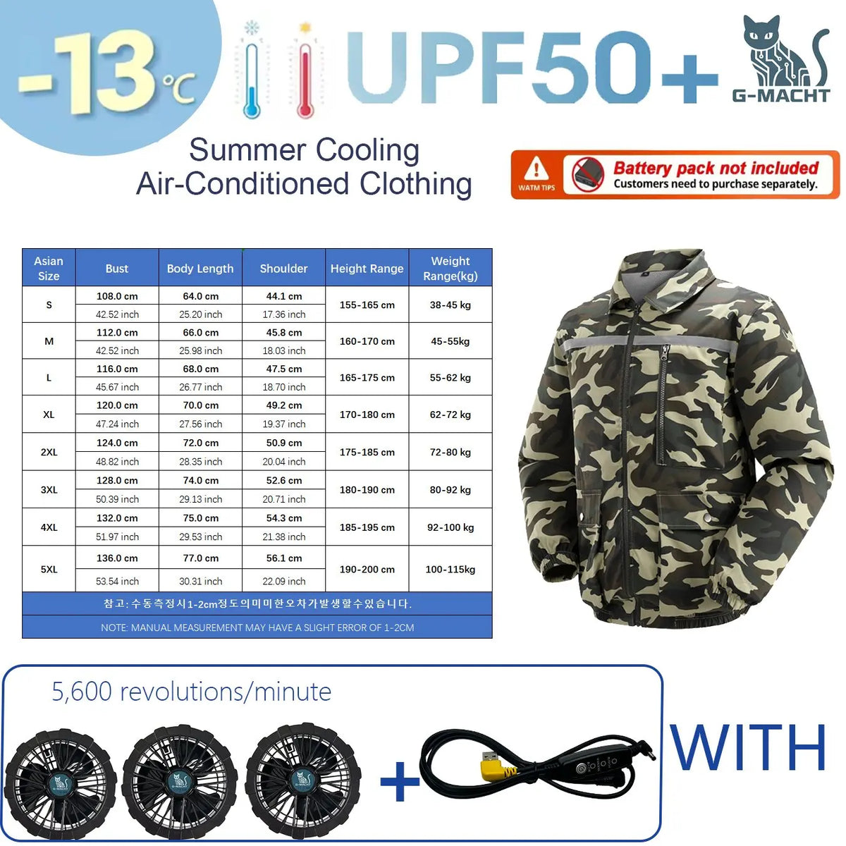 Summer 4 Fans Air Conditioning Cooling Vest Men Women Ultralight Outdoor Jacket Sun Protection Windbreaker Travel Fishing Sports