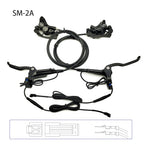 EBKE Electric Bike E-bike 4-Piston Hydraulic Brake For BAFANG Mid BBS 01 02 HD Or 2pin Waterproof Or 2pin SM-2A