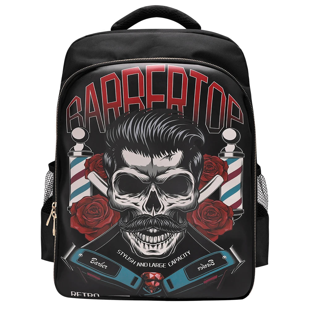 Barber Bag Storage Bag Beauty Makeup Salon Large Capacity Backpack Multifunctional Waterproof Travel Bags Hairdressing Tool