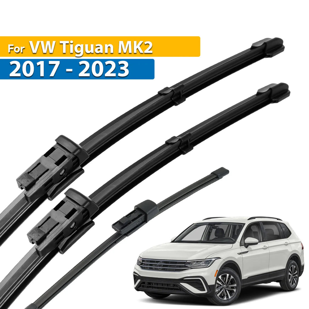 Erick's Wiper LHD Front & Rear Wiper Blades Set For VW Tiguan MK2 2017 - 2023 Windshield Windscreen Window Brushes 26"+21"+14"