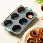 Silicone Cake Mold Pan 6/12 Cup Baking Tray Non-Stick Muffin Mold Cupcake Baking for Cakes Biscuit DIY Cake Kitchen Accessories