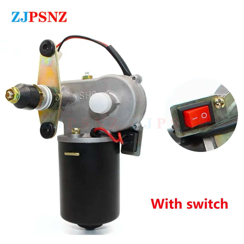Electric wiper motor kit 12V or 48V/60V with or without switch for e-bike tricycle