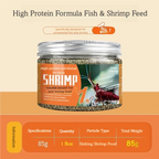 Crystal Shrimp Feed Natural Freshwater Ornamental Prawn Food Crayfish Feed With Spirulina Protein Calcium Balanced Nutrition