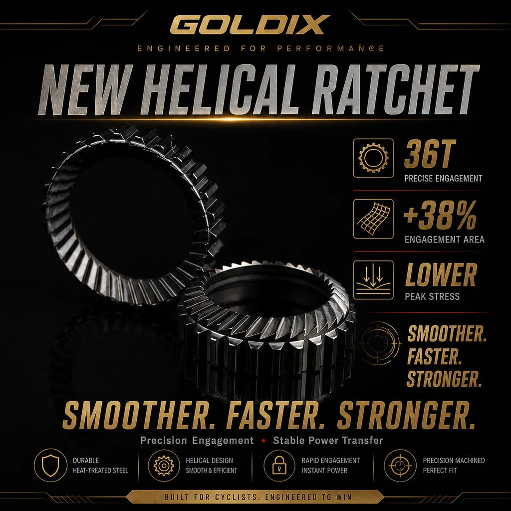 GOLDIX Spiral X-Drive Ratchet 36T/60T Bicycle Hub Ratchet with Wave Spring for 370/350/310/180/160 Hubs