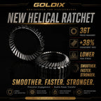 GOLDIX Spiral X-Drive Ratchet 36T/60T Bicycle Hub Ratchet with Wave Spring for 370/350/310/180/160 Hubs