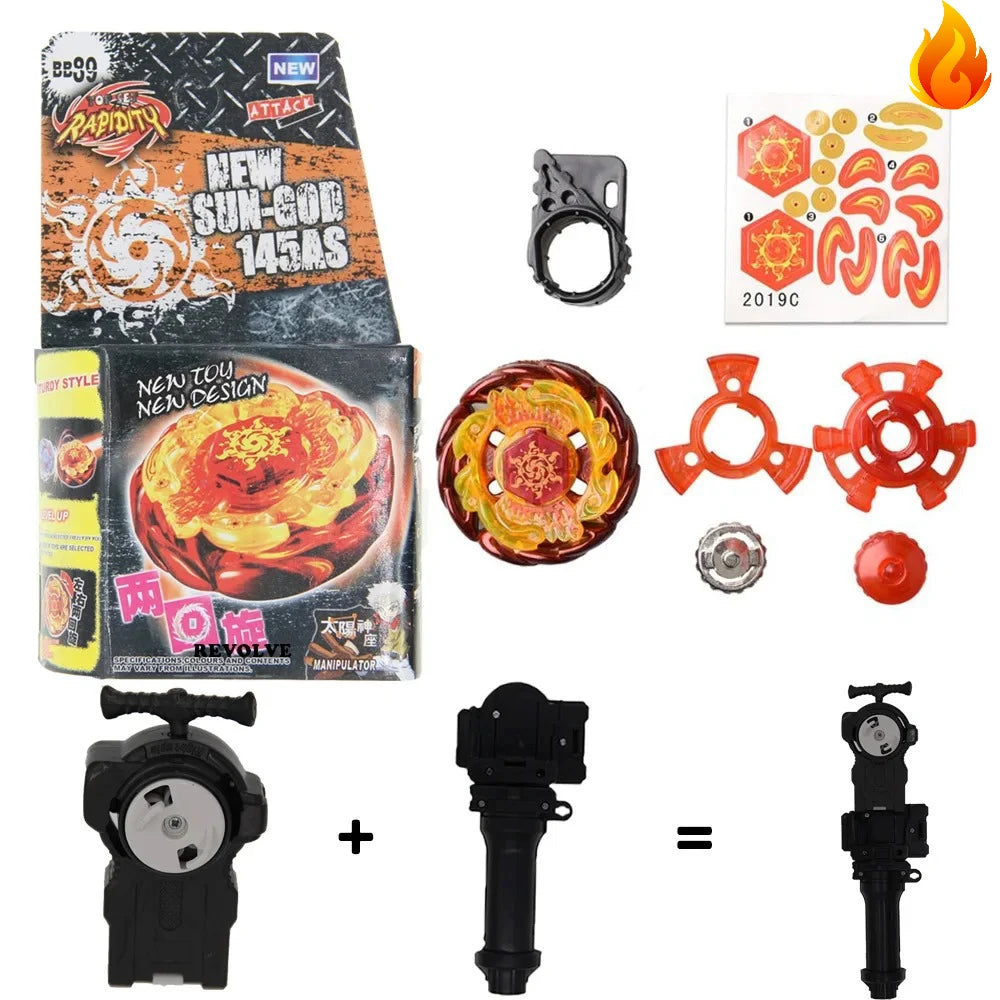 Spinning Top Toys Children shop  Lightning 100HF BB88 grip with launcher