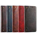 SUTENI Leather Wallet Magnetic Card Holder Flip Cover Phone Case For iPhone 16 Pro Max 15 Plus 14 13 12 11 XS XR X  8 7 Plus
