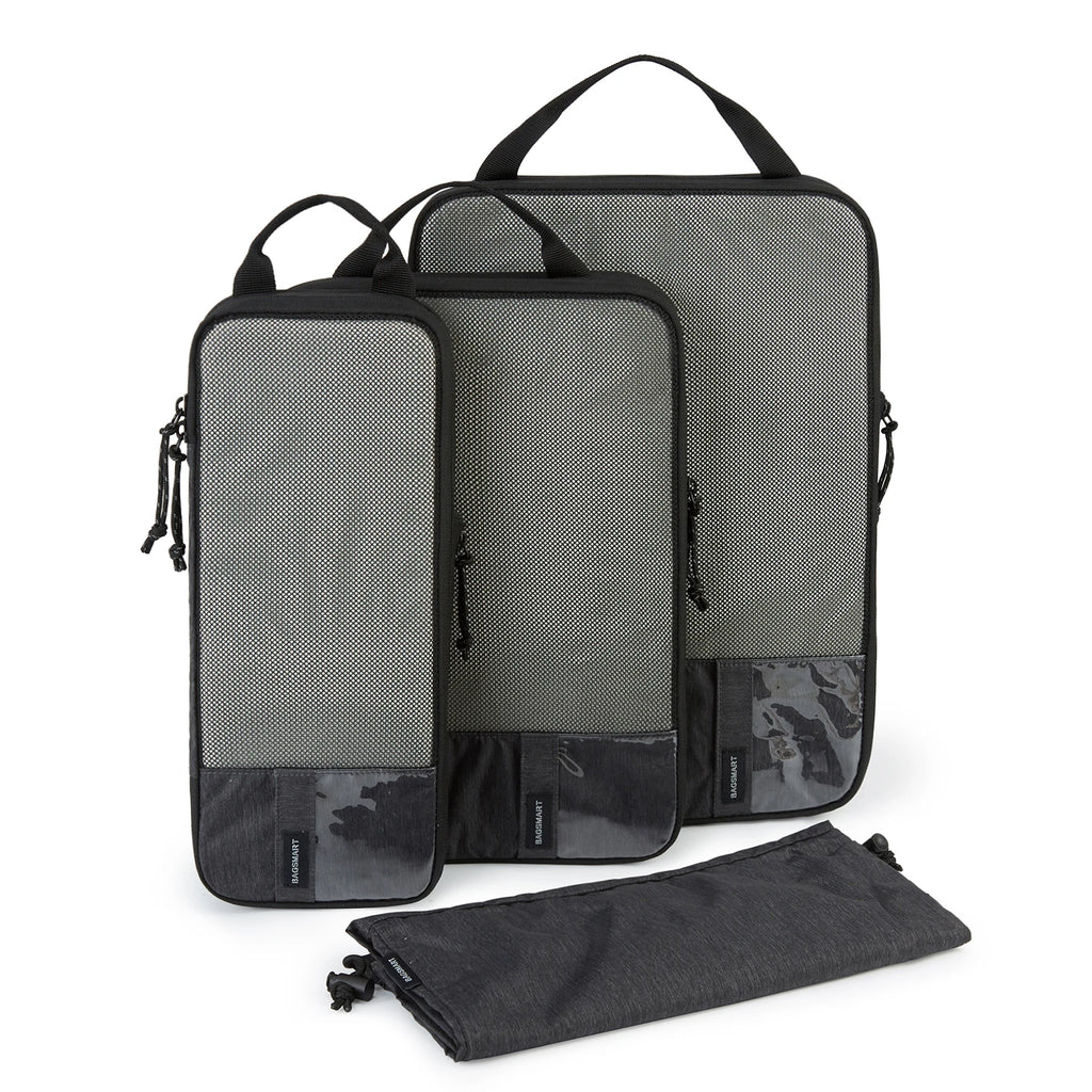 BAGSMART Packing Cubes Compression Storage Bag Travel Lightweight Suitcase Organizer Accessories  Luggage Organizer Travel Bag