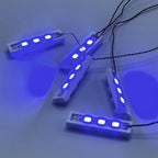 LYBMTWF 20pcs 1×4 LED DIY Lighting kit, LED Light Brick, Compatible with Lego Building Block 3710