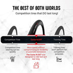 Vittoria Corsa N.EXT TLR Road Bike Tire 700x28C Folding Tubeless Ready Graphene 2.0 Black