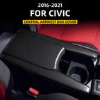Honda Civic 2016-2021 Center Armrest Box Cover Protector Trim, Interior Decor