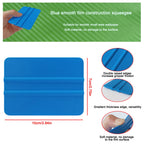 10Pcs Golden Carbon Fiber Film Squeegee Vinyl Packaging Scraper Car Window Coloring Wallpaper Signs Scraping Sticker Bubble Tool