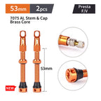 MANA 1Pair Bicycle Presta Valve 40/53/63/78/100mm 7075 Aluminum Alloy For Tubeless Road/MTB/Gravel Bike-ELITEWHEELS Valve