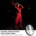 Walking Way Filter Centerfield Motion Super Speed Prism Filter Photography Special Effects Accessories  for Camera Lens Filter