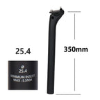 ELITAONE MTB Carbon Seat Post 20mm Offset 25.4-31.6mm Clamp 350-450mm Length Mountain/Road Bike Seatpost Lightweight Design