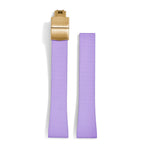 Original Stripess CTS FKM Rubber Watch Strap 20mm For D-elug FKM CTS Watchband Quick Release Silver Butterfly Buckle Cut To Size