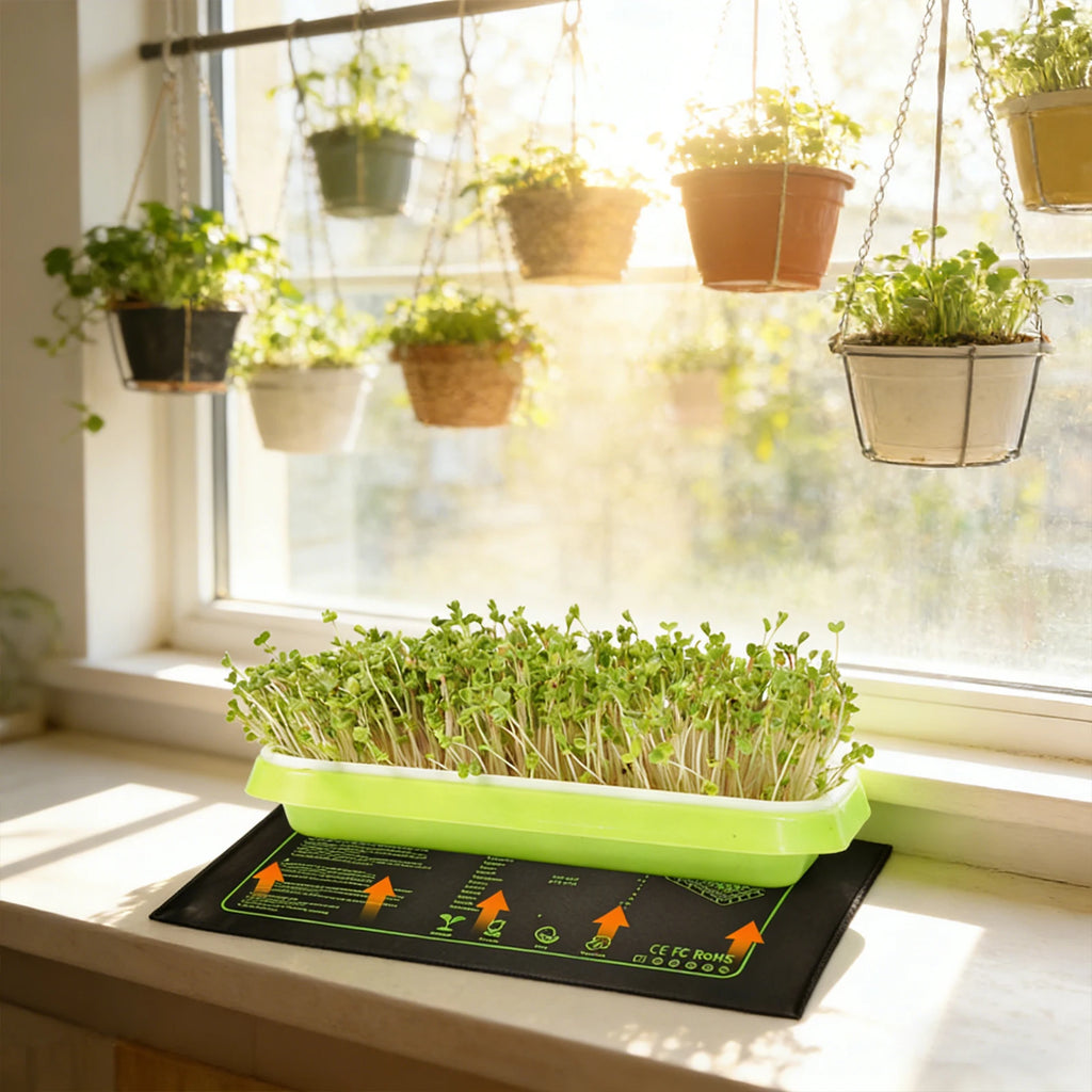 Waterproof Seedling Heat Mat 10x21 In Germination Station Heat Mat for Germination Indoor Gardening Greenhouse EU/US/AU/UK Plug