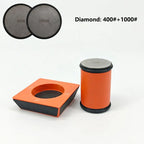 Rolling Knife Sharpener Magnetic Knife Holder Diamond Sharpening Stone Kit with 15 and 20 Degrees Angle Roller Kitchen Accessory