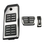 LHD Gas Accelerator Brake Footrest Pedal Cover for Audi Q7 Q8 2017-2025,Porsche Cayenne 2020-2024,Touareg 2019-2024 Pedal Covers