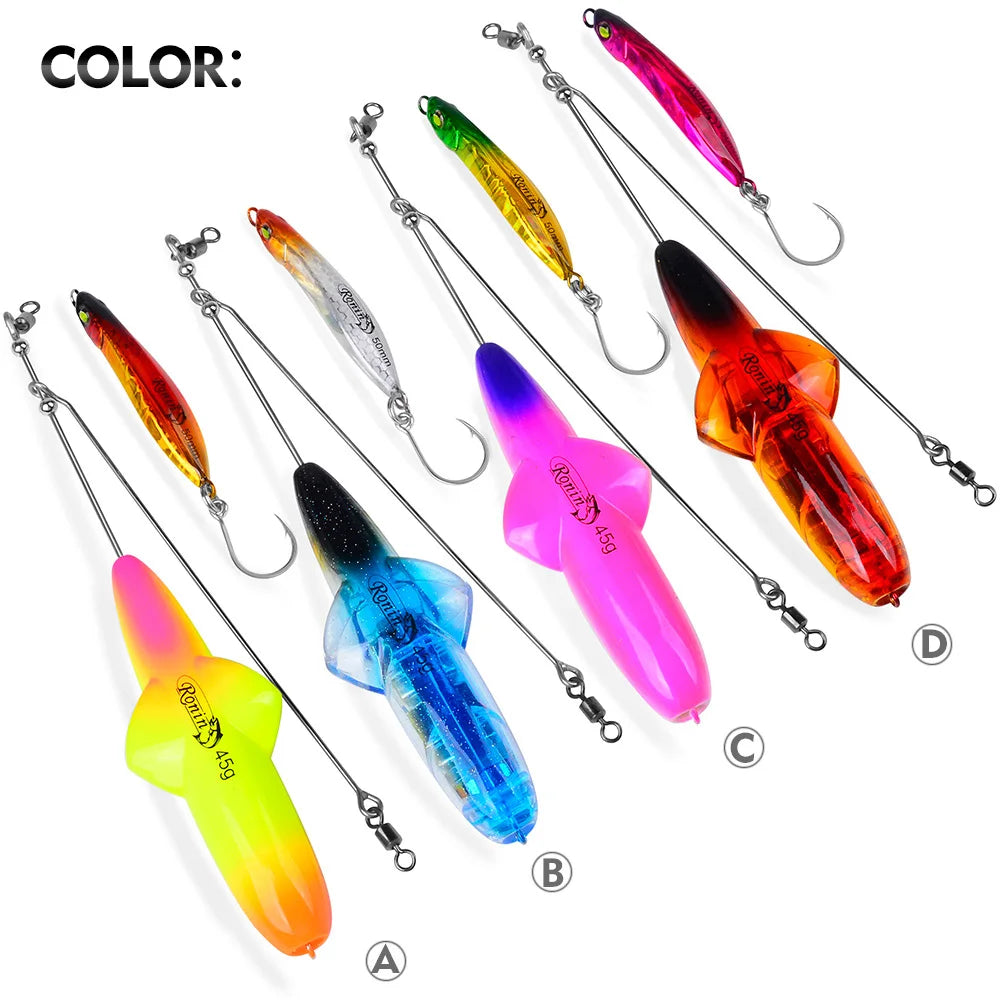 Proberos 35/45G Topwater Fishing Lure Popper Artificial Pencil Hard Bait  Long-range Cast Floating Fishing Tackle Swimbait