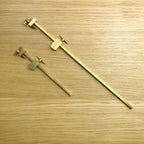 2Pcs Woodworking Japanese-style Wood Clamp, Brass Parallel Clamp Fast Fixed Clip Auxiliary Fixture Splicing Board Positioning