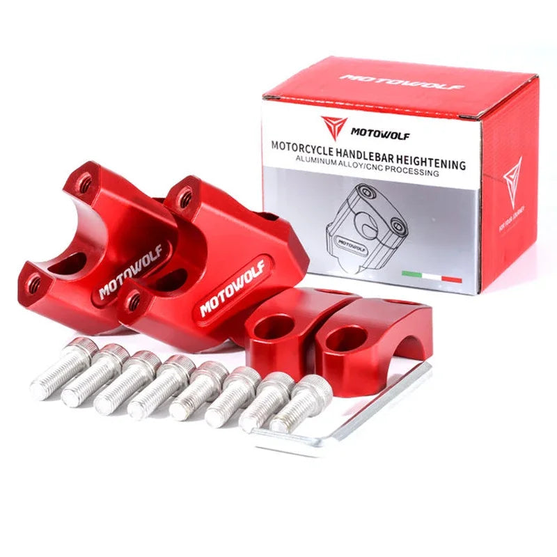 Motorcycle Handlebar Riser Bar Mount Handle Clamp Universal 28mm 22mm For Honda For BMW R1200GS For YAMAHA MT07 MT09