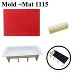 Meibum Silicone Baking Mats Set Cake Decorating Tools Veins Mat Fondant Moulds Mousse Cake Molds Dessert Bakeware Pastry Pan