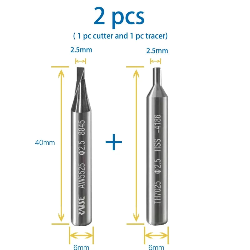 Key Cutter Milling Cutter with Resistant to breakage for Wenxing DEFU Manual Vertical Key Duplicating Machine Locksmith Tools