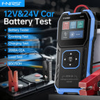 FNIRSI BTM-24 12V/24V Car Battery Tester 0-2000 CCA Automotive Battery Load Tester Cranking Charging Circut Diagnostic Tools