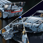 TOYLINX Sports Race Car Building Set Kit for Boys & Adults, 1:14 MOC Toys Racing Model Car Kits, Birthday Gift for Boys Kids