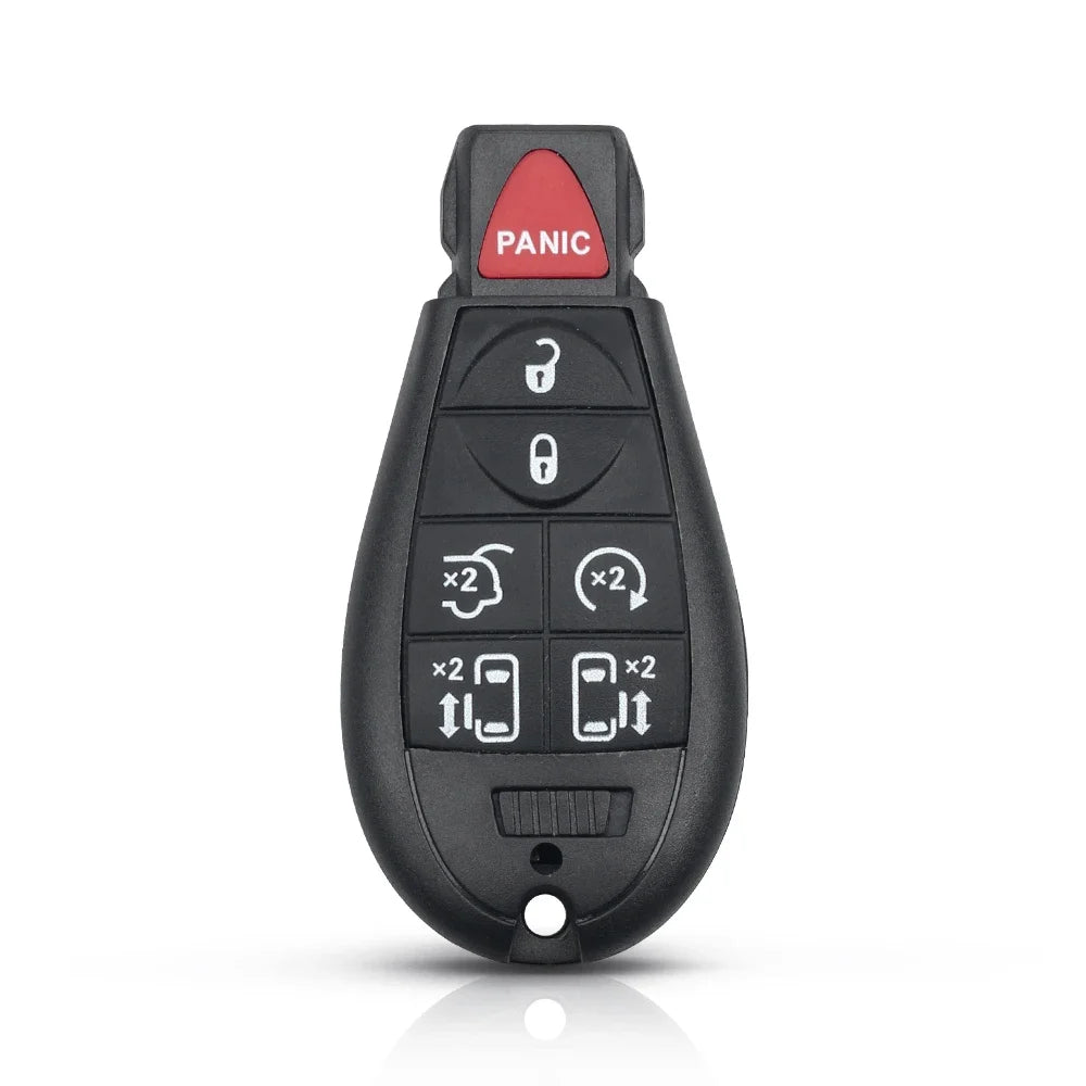KEYYOU 7 6+1 Buttons Car Remote Control Key M3N5WY783X IYZ-C01C Fob 433Mhz For Dodge Caravan Chrysler Town & Country Jeep