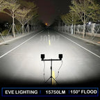 105W 5 Inch Trator Work Light 15750Lms Excavator Flood Light Offroad Lighting fits Farm Tractor Engineer Truck 12/24V