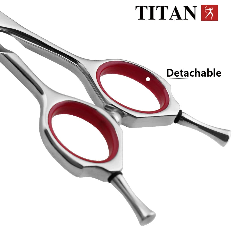 TITAN 7.0 inch Pet Grooming Scissors, Professional Dog Hair Cutting Shears