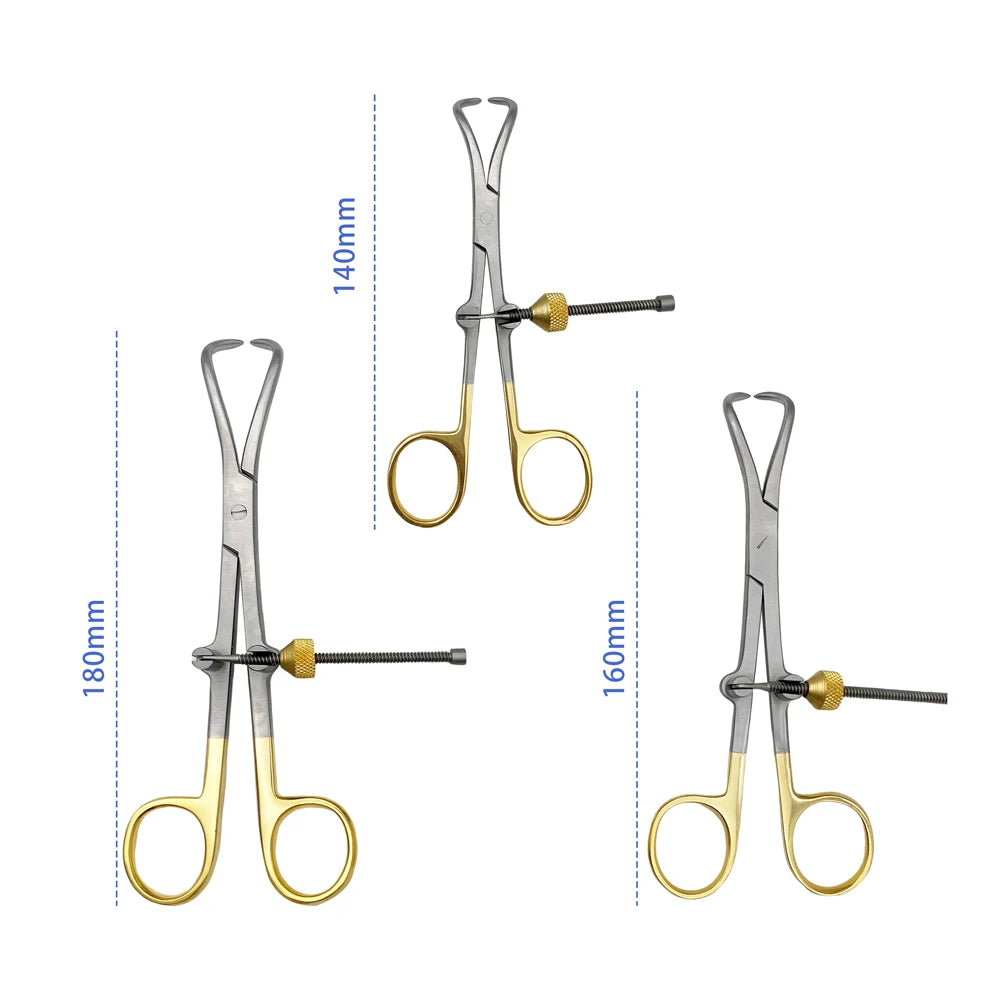 QSWTITAN  Stainless Steel Reduction Forceps with Pointed Bone Locking Forceps Plate Holding Orthopedic Surgery Instrument