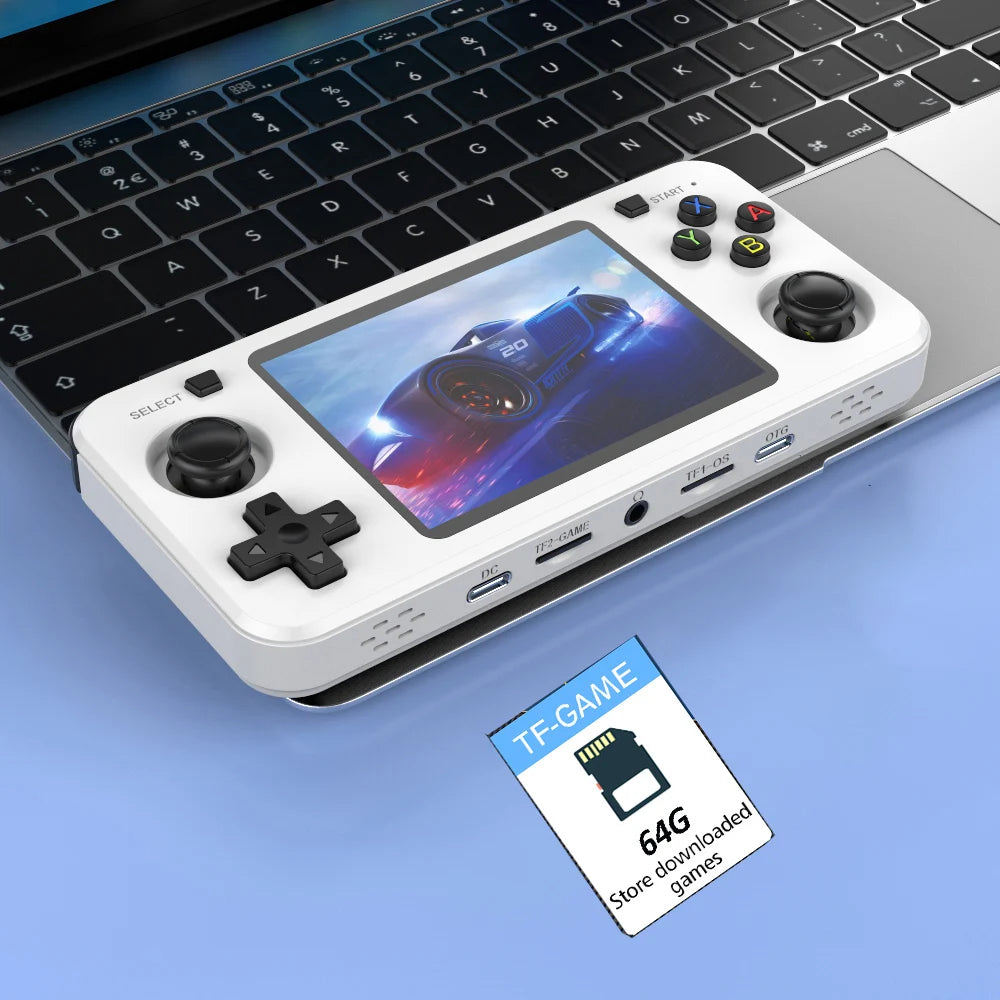 New R36H Retro Handheld Console Open-Source Linux System Classic Game Consoles 3.5 inch IPS Screen 64G Portable Video Player