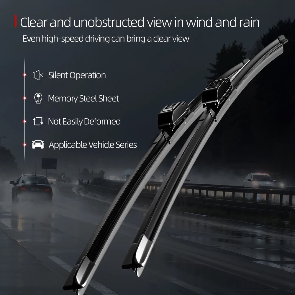1set Front & Rear Windshield Wiper Blades Windscreen Wipers For Honda Fit Jazz 2014-2020 2015 2016 2017 2018 2019 Accessories