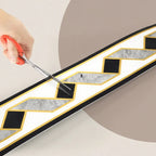 Rolled Self-Stick Baseboard Trim-Anti-Collision Waterproof Wall Waistband Sticker for Living Room Bedroom Home Decor