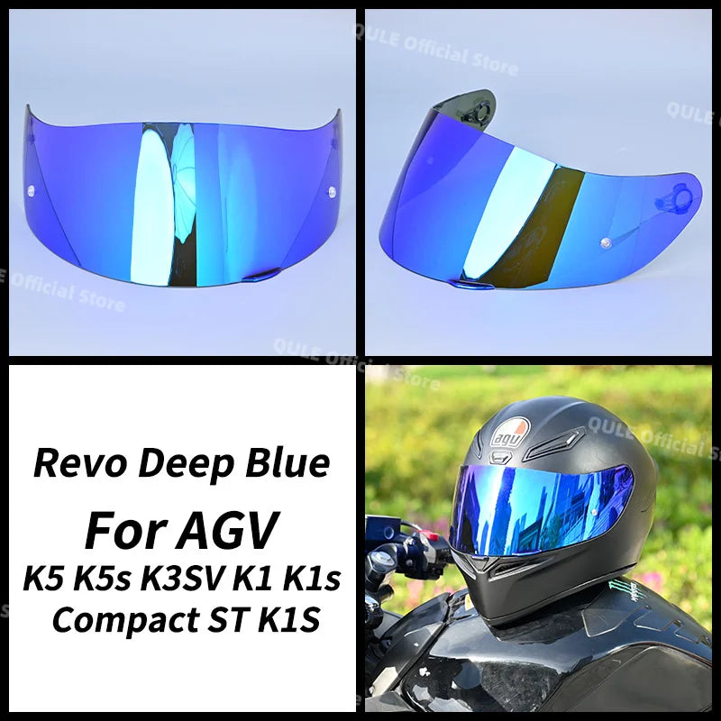 For AGV K5 K5S K5-S K3SV K1 K1S Compact ST Motorcycle Helmet Visor Lens Shield Glasses Full face Pin Accesorios Para Moto Casque